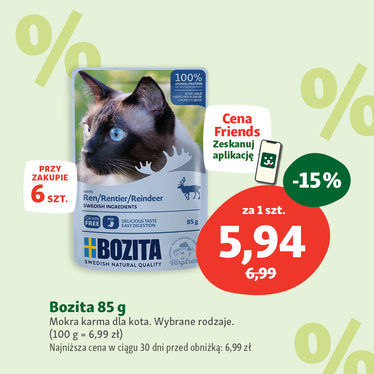 Maxi Zoo Polska Facebook ad: Oszczędzaj z Friends