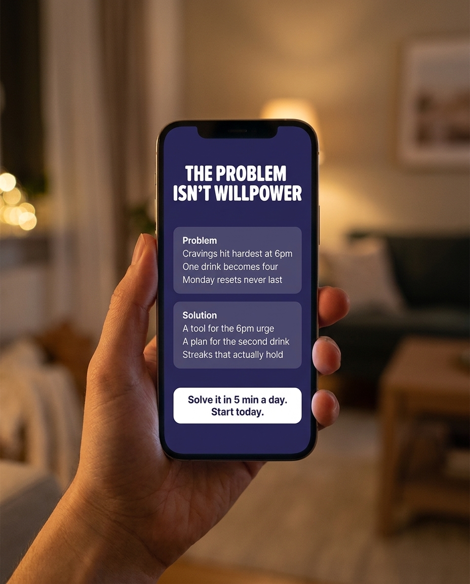 Mindful Drinking Community Facebook ad