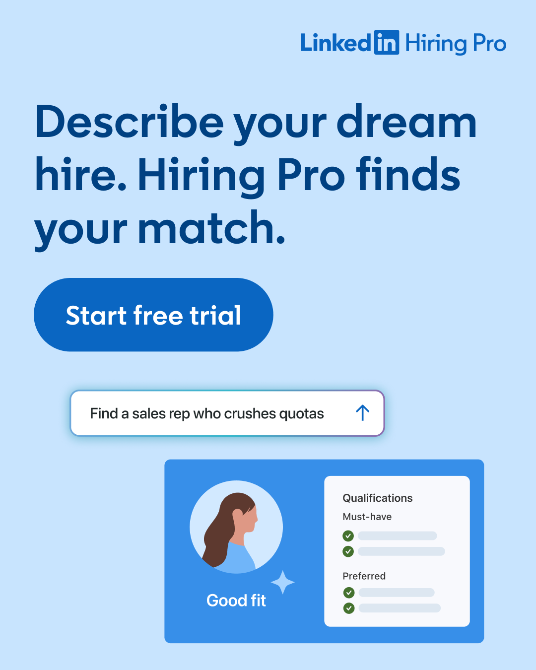 LinkedIn Facebook ad