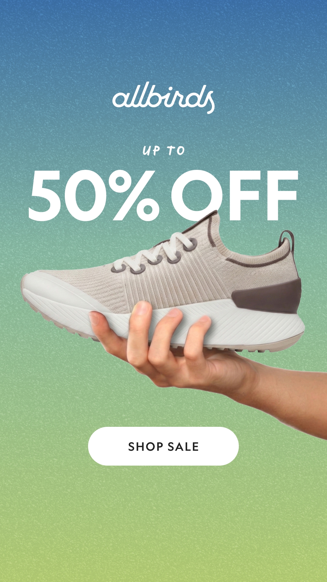Allbirds Facebook ad