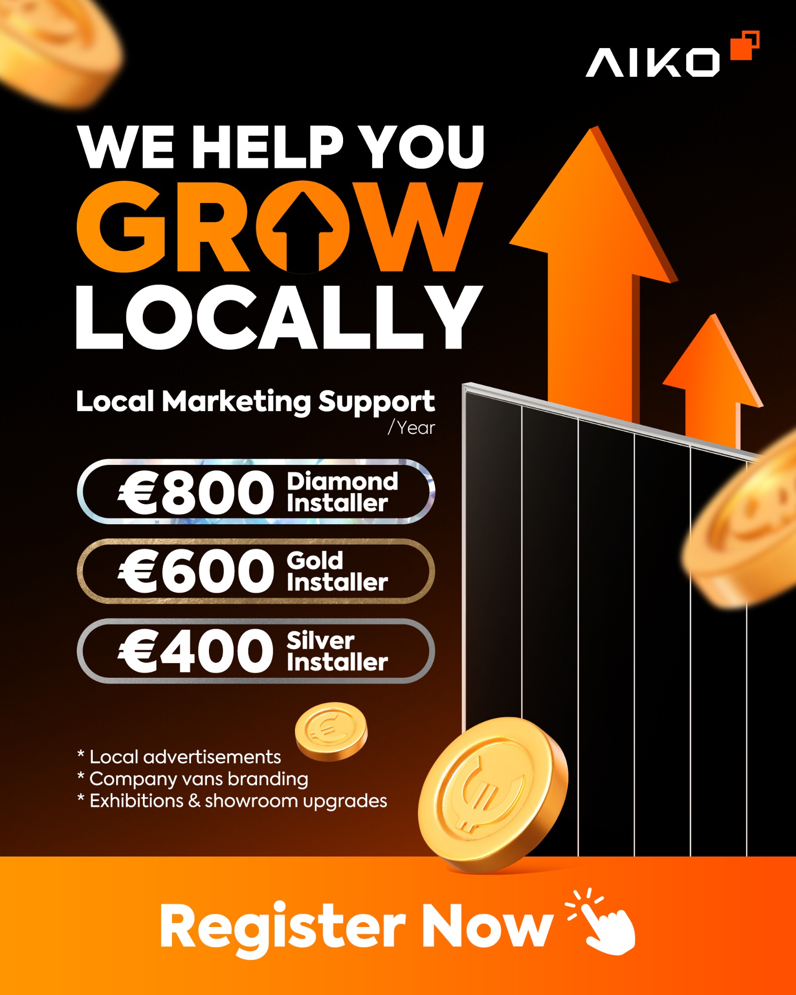 AIKO Energy Facebook ad: Level up with AIKO