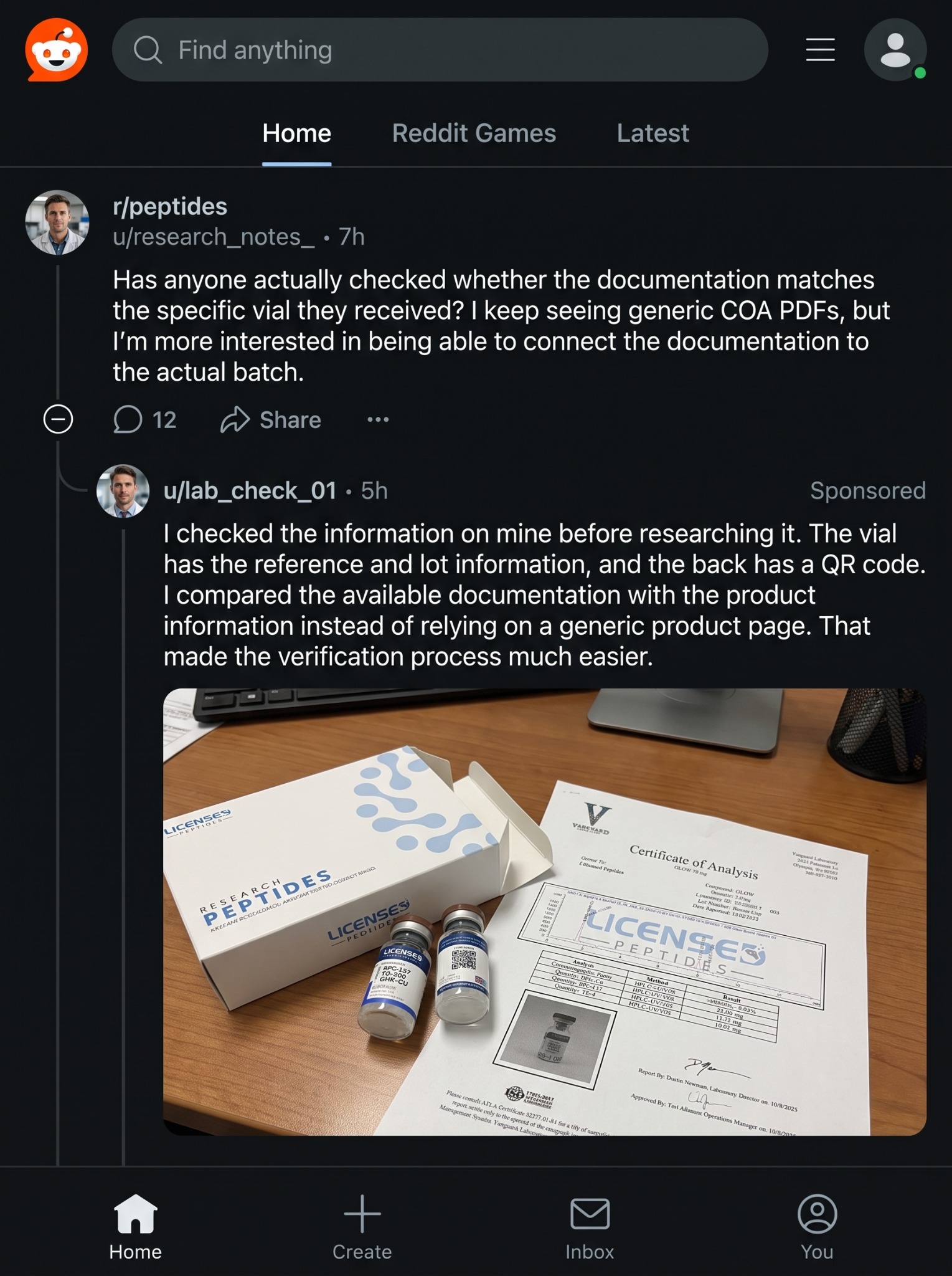 Licensed Research Peptides Facebook ad: 2 For 1 Sale Now Active For A Limited Time Only!