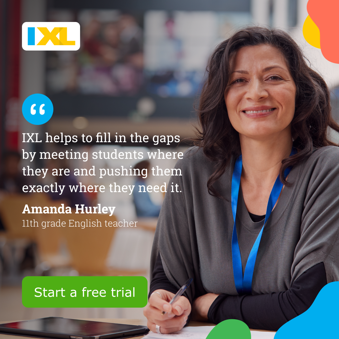 IXL Facebook ad