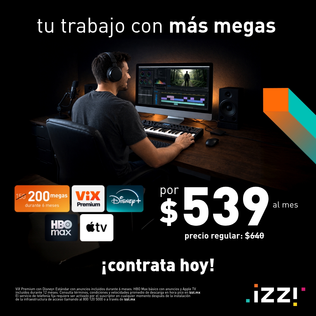 Planes izzi Facebook ad from Jul 7, 2026