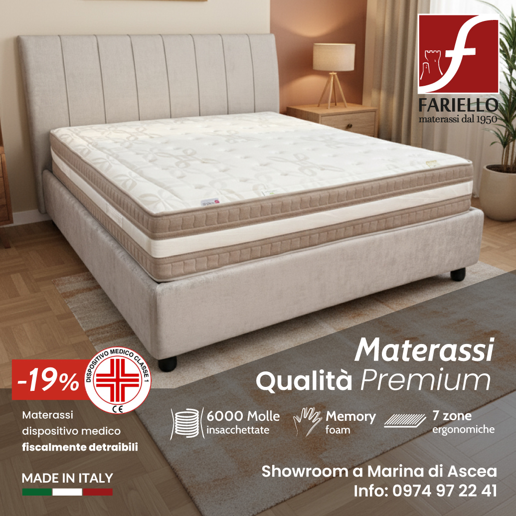 Materassi Fariello Facebook ad: Migliora il tuo sonno, scegli il massimo comfort…