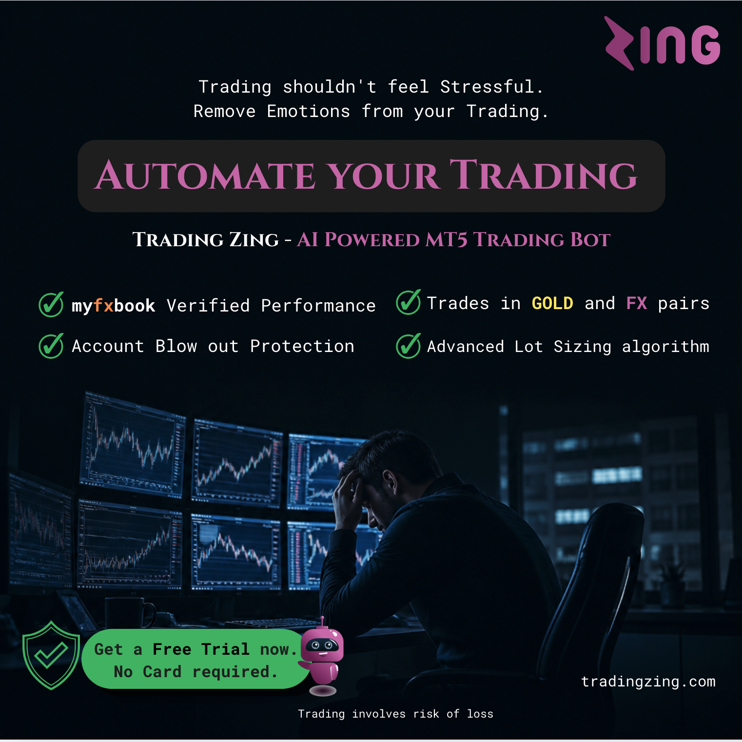 Zing Trading Bot Facebook ad