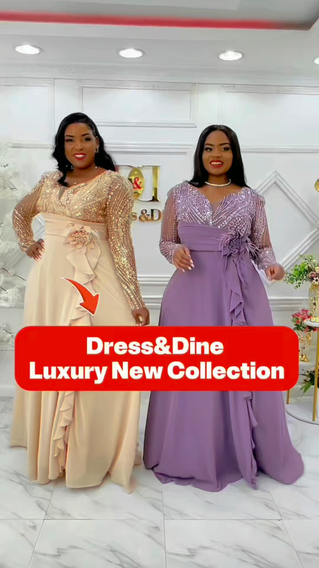 Dress&dine Facebook ad: New Arrivals. +254 720 444 044