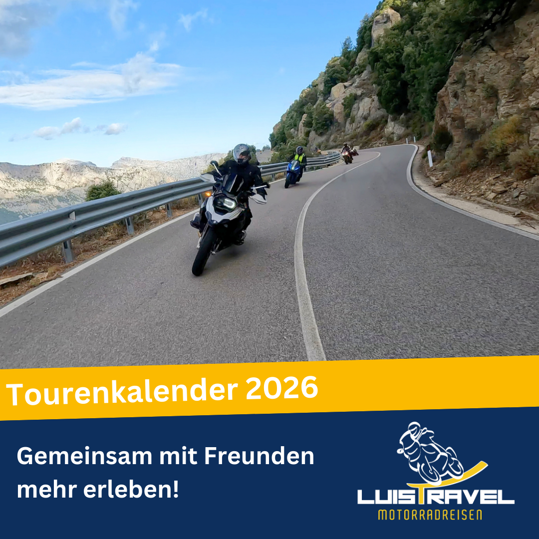 LuisTravel Motorradreisen Facebook ad: Geführte Motorradtouren - Motorradreisen von LuisTravel
