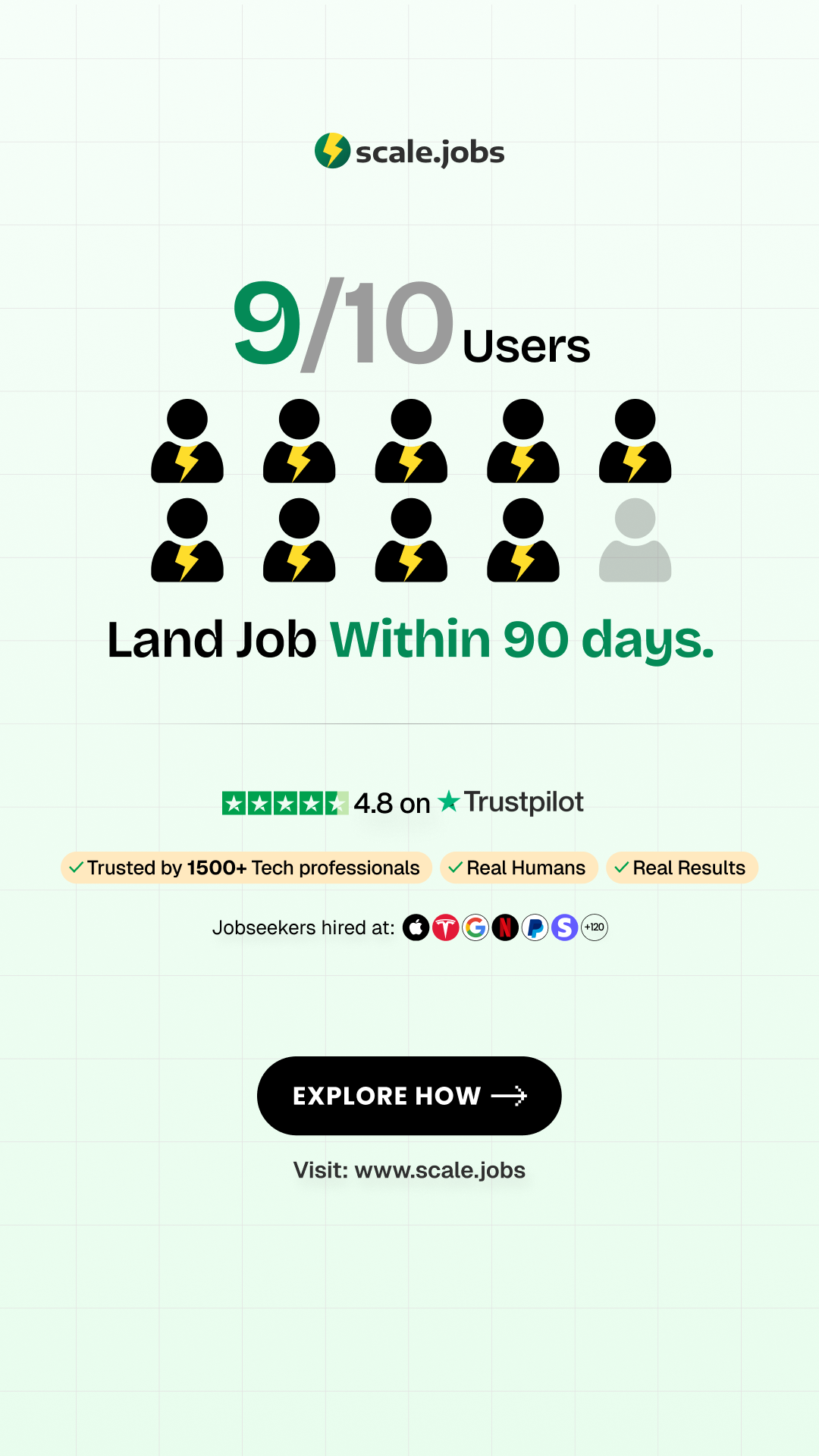 scale.jobs Facebook ad from May 27, 2026