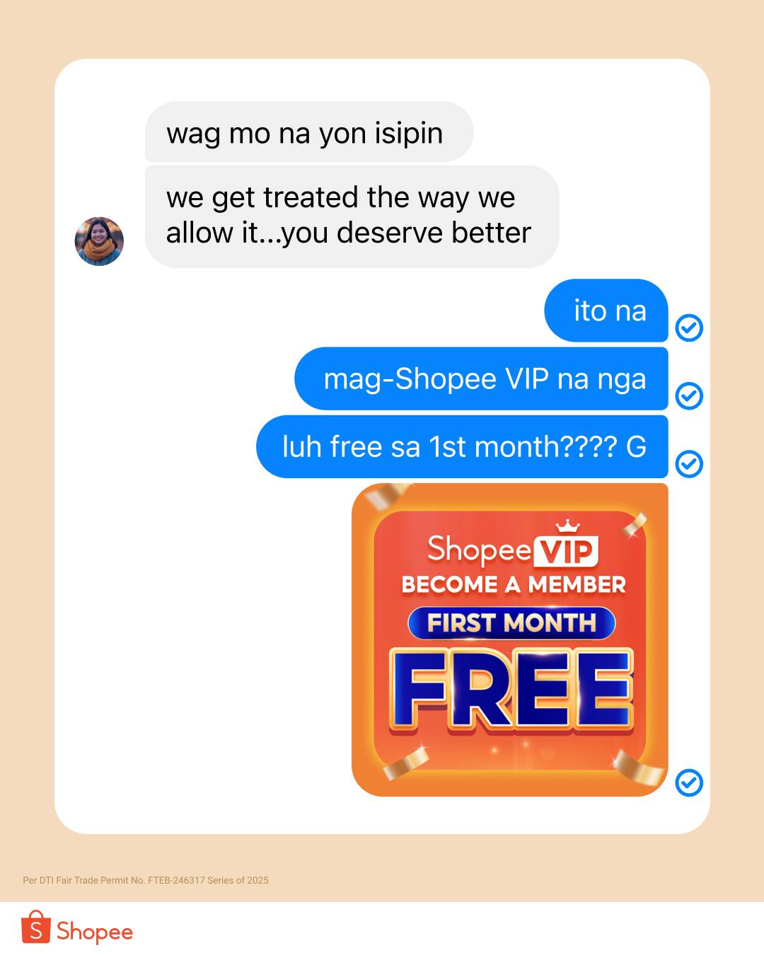 Shopee Facebook ad