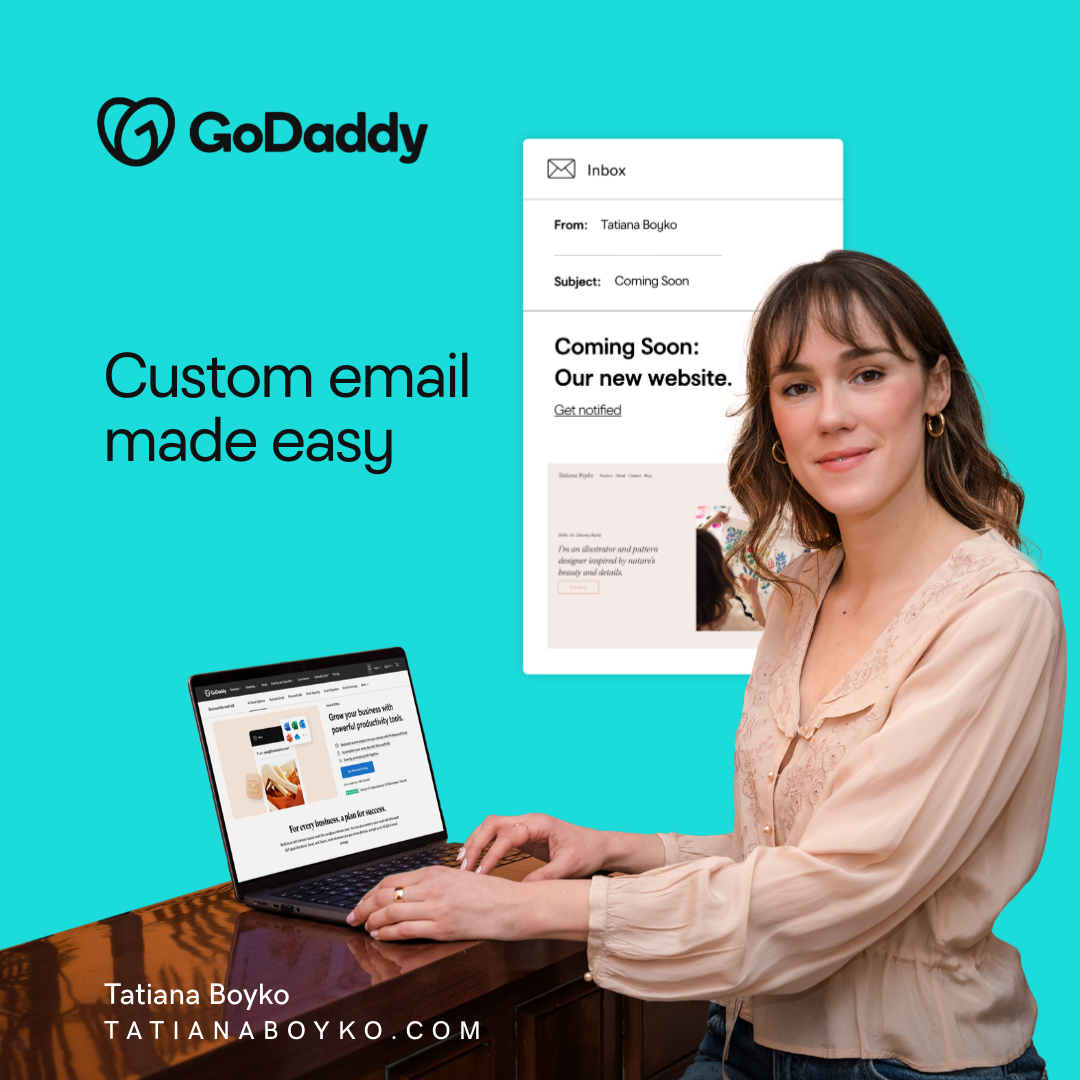 GoDaddy Facebook ad