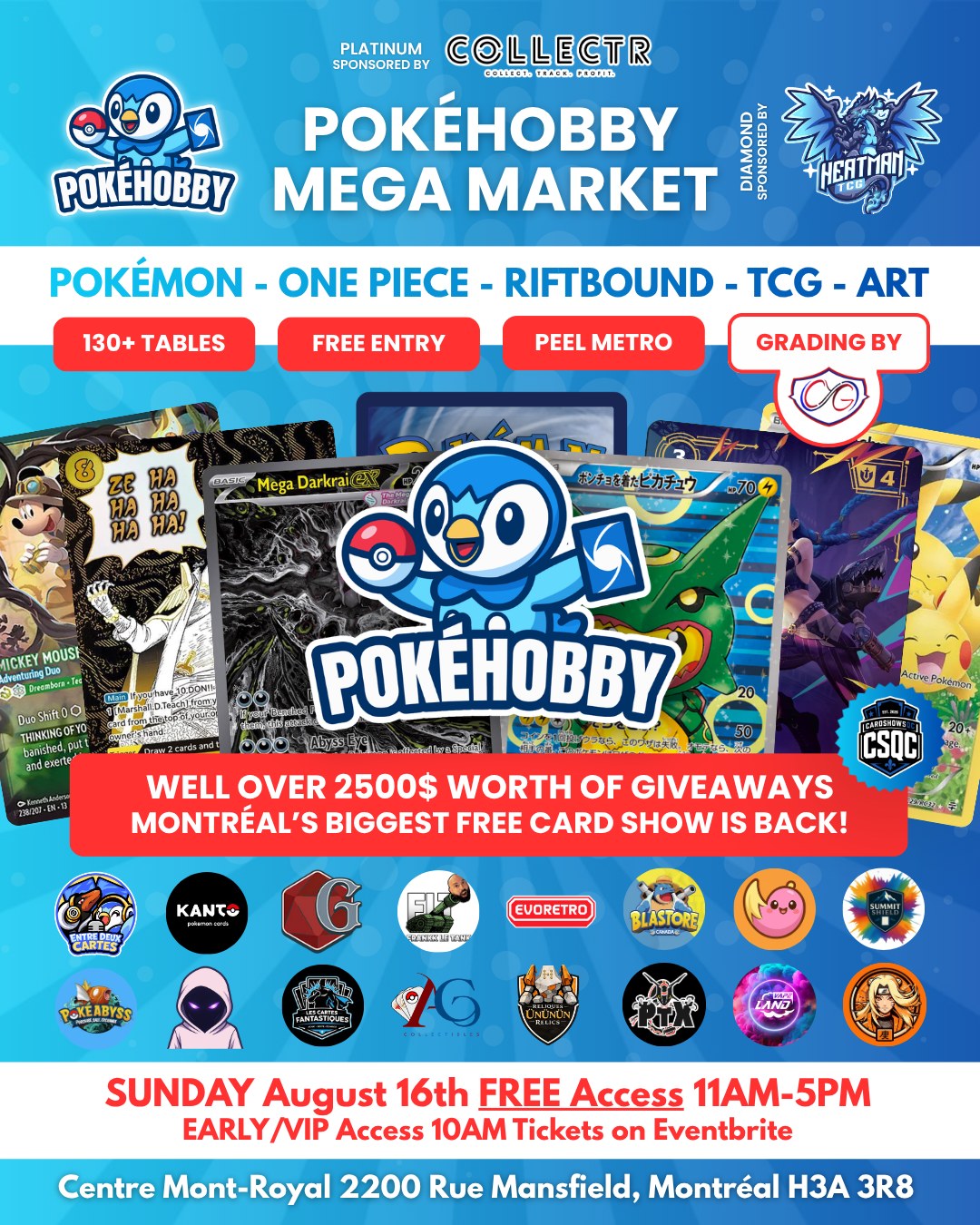 PokéHobby - PokéChampionMarc Facebook ad: PokéHobby Mega Market August - Buy/Sell/Trade - Pokémon…