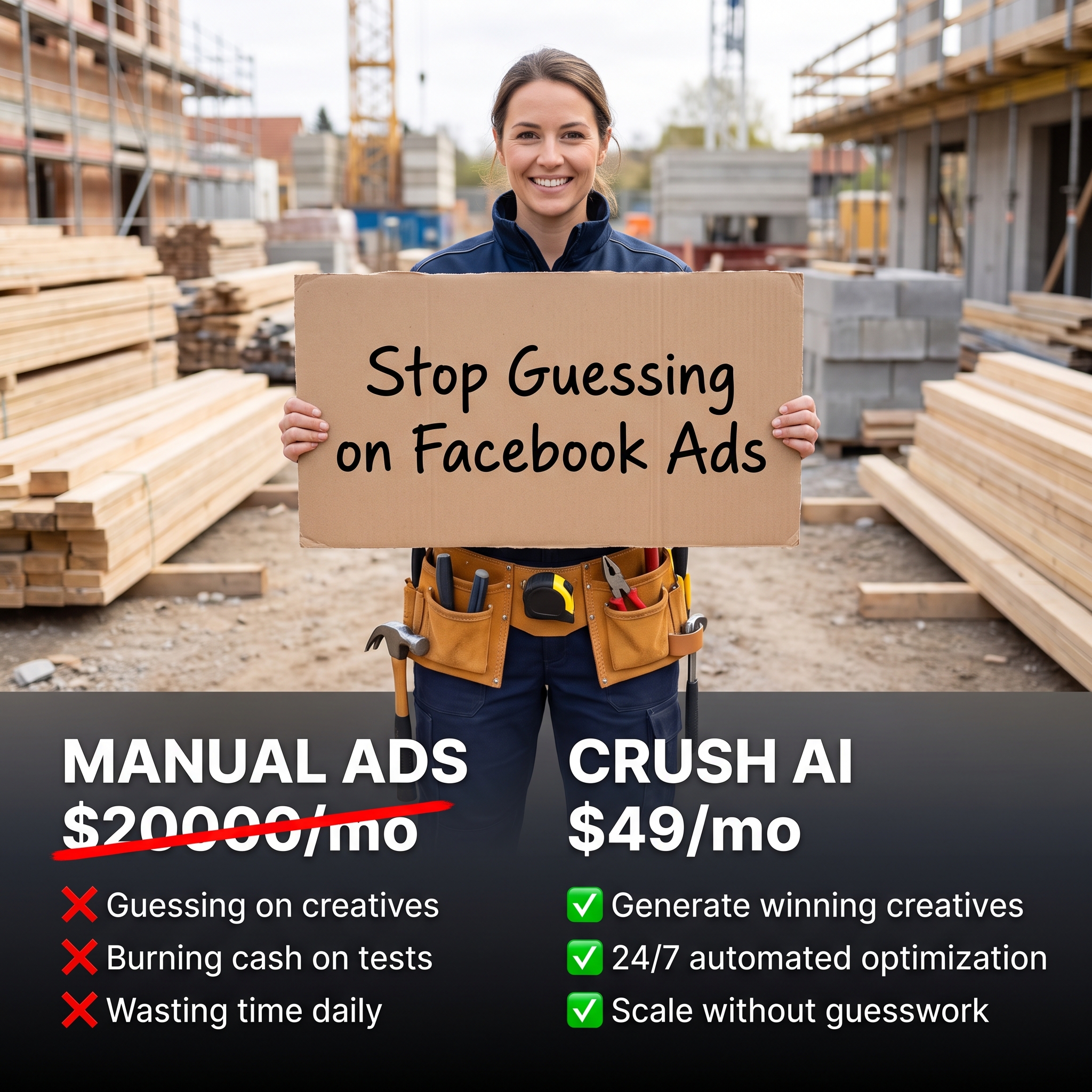 trycrush.ai Facebook ad