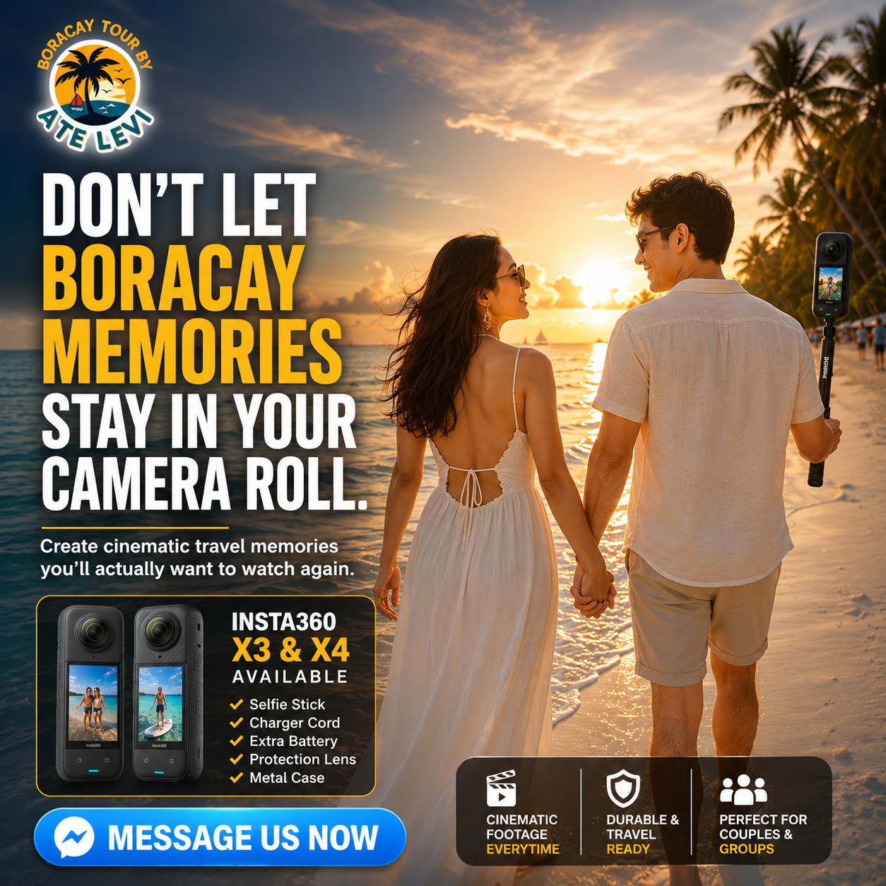 Boracay Tours by Ate levi Facebook ad