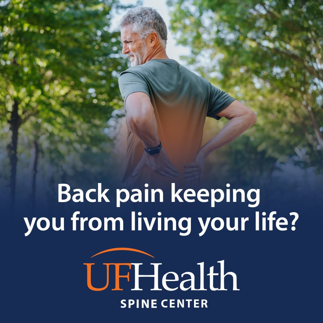 UF Health Central Florida Facebook ad: From shoulder and neck pain to complex spinal…