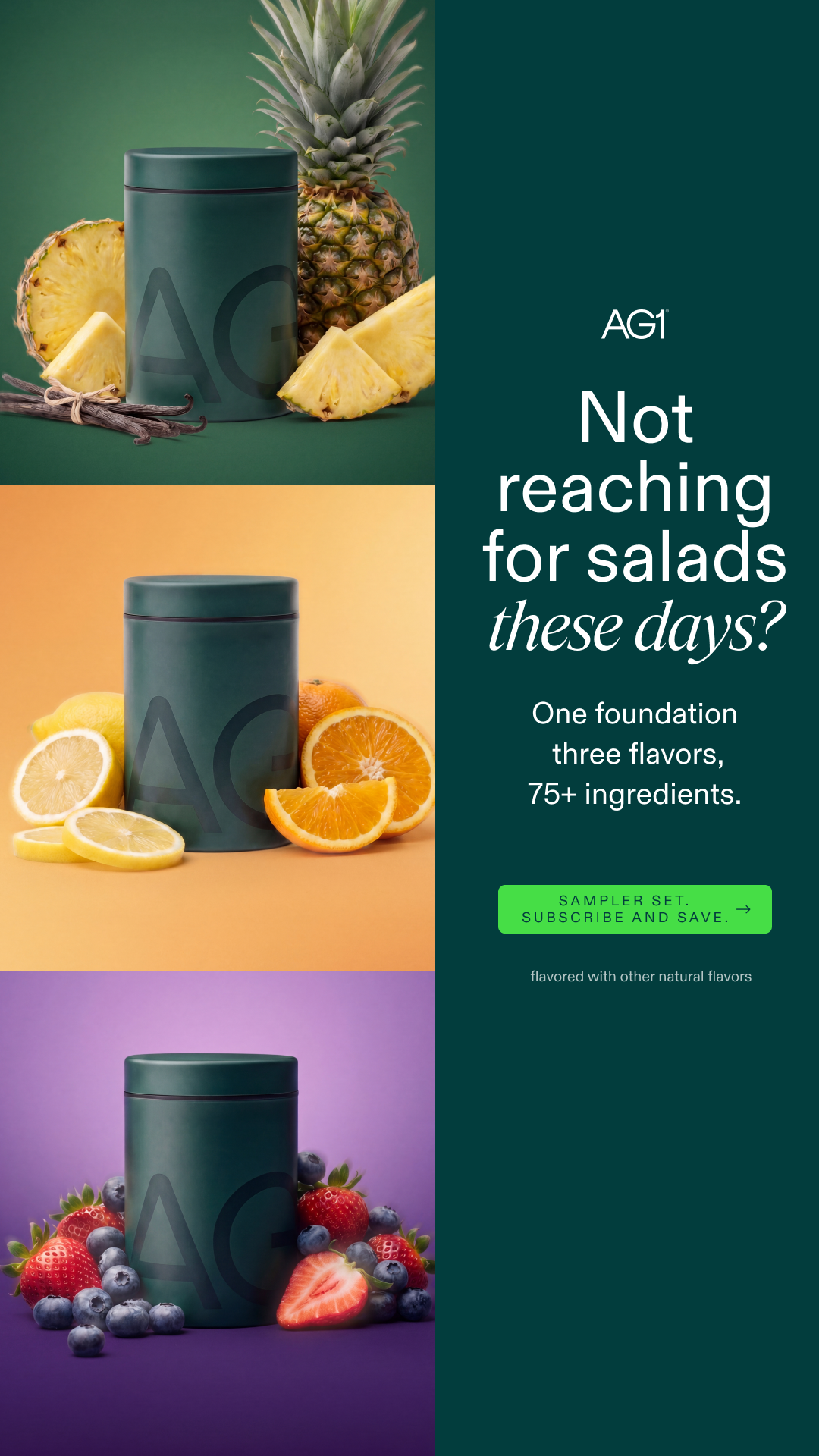 AG1 by Athletic Greens Facebook ad