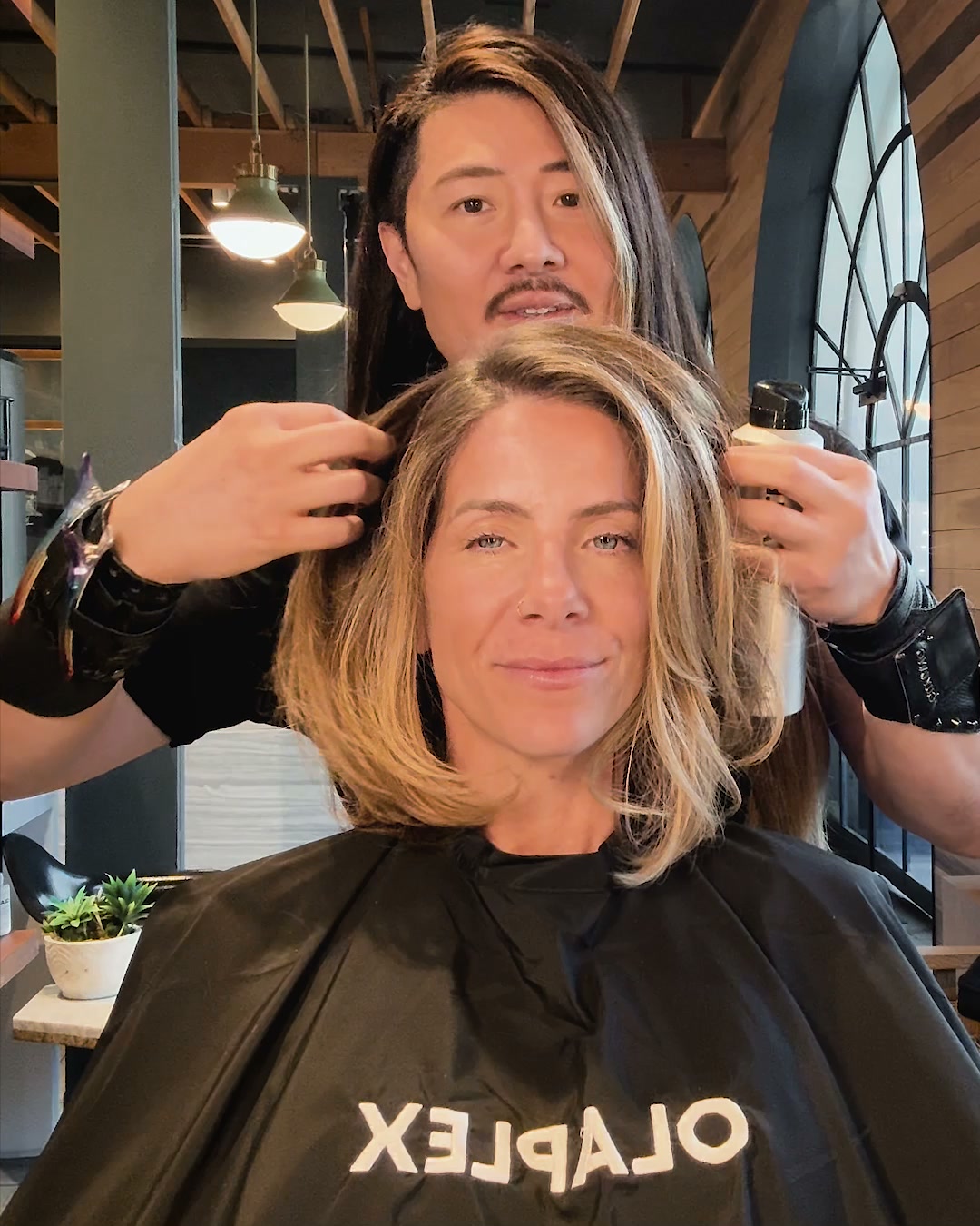 Olaplex Facebook ad: This New Hairspray Reshapes the Rules