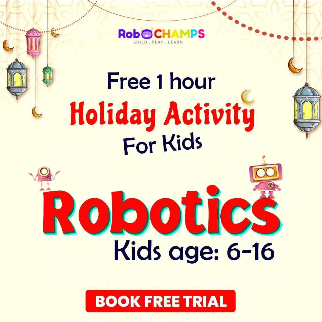 RoboCHAMPS Facebook ad: Hurry Up! Limited Slots Available!