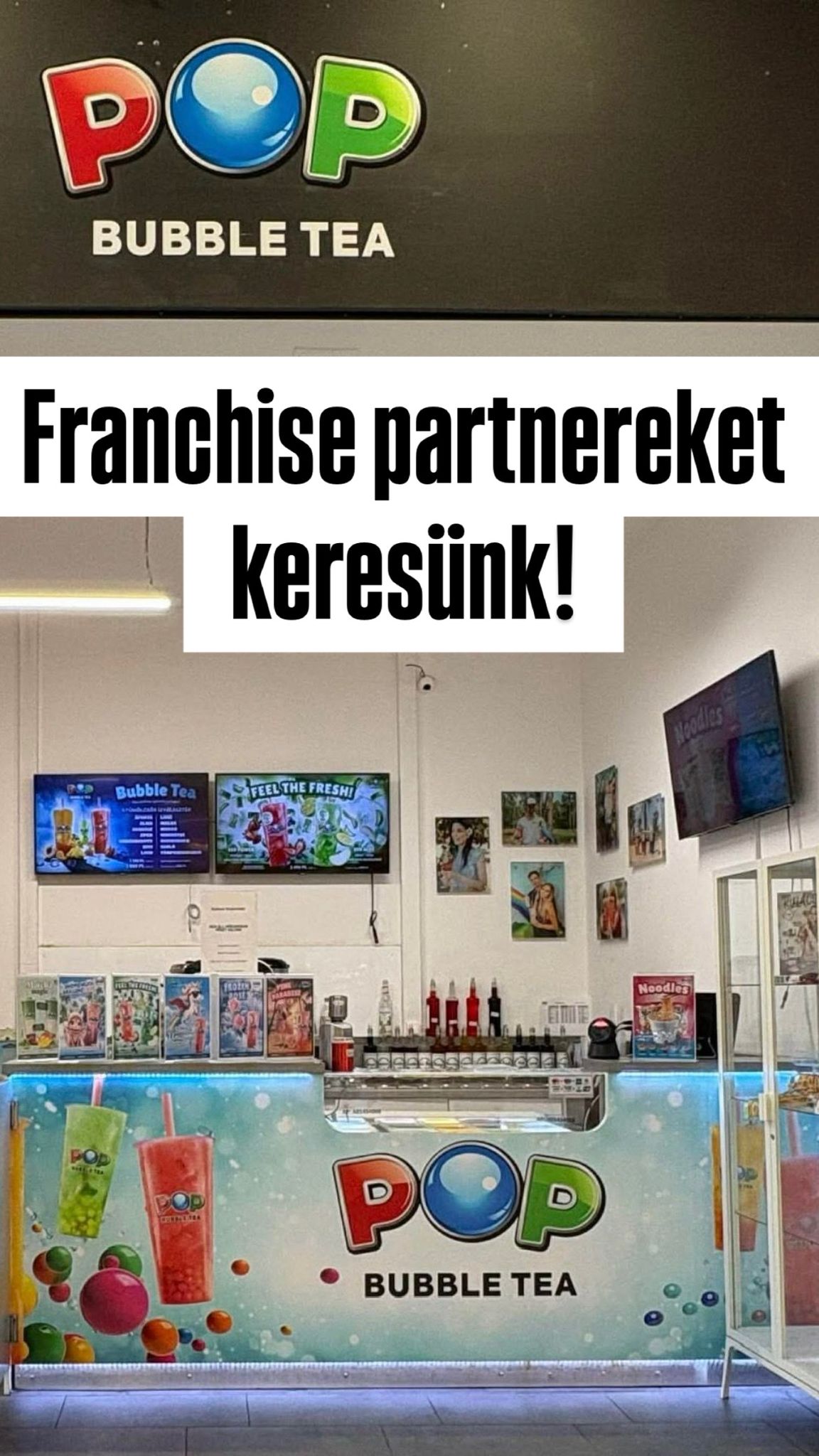 POP Bubble Tea Facebook ad