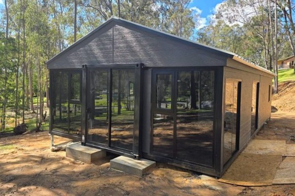Express Portables Facebook ad: Another 40ft Expander Home installed by…