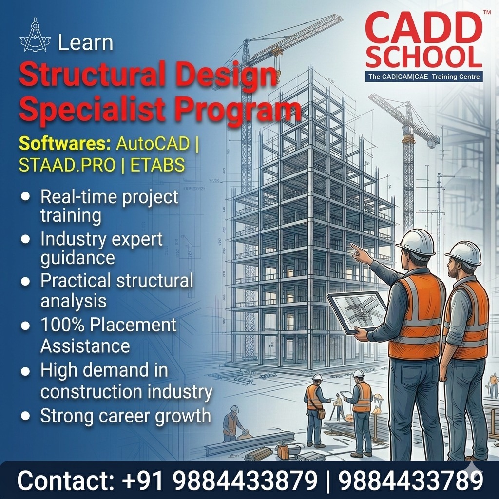 CADD SCHOOL Facebook ad: Build your career with our Engineering Design Master…