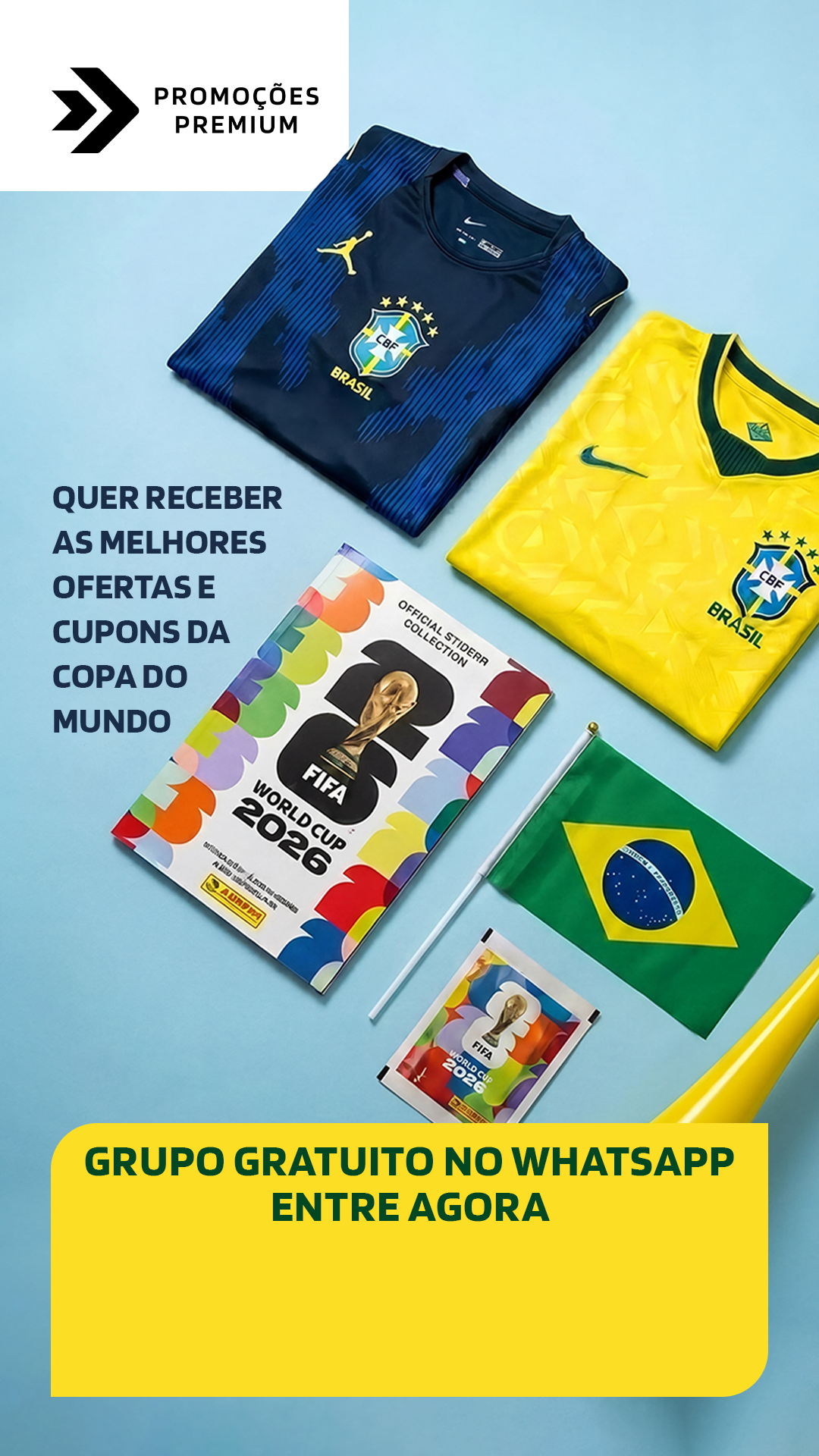 Promoções Premium Facebook ad