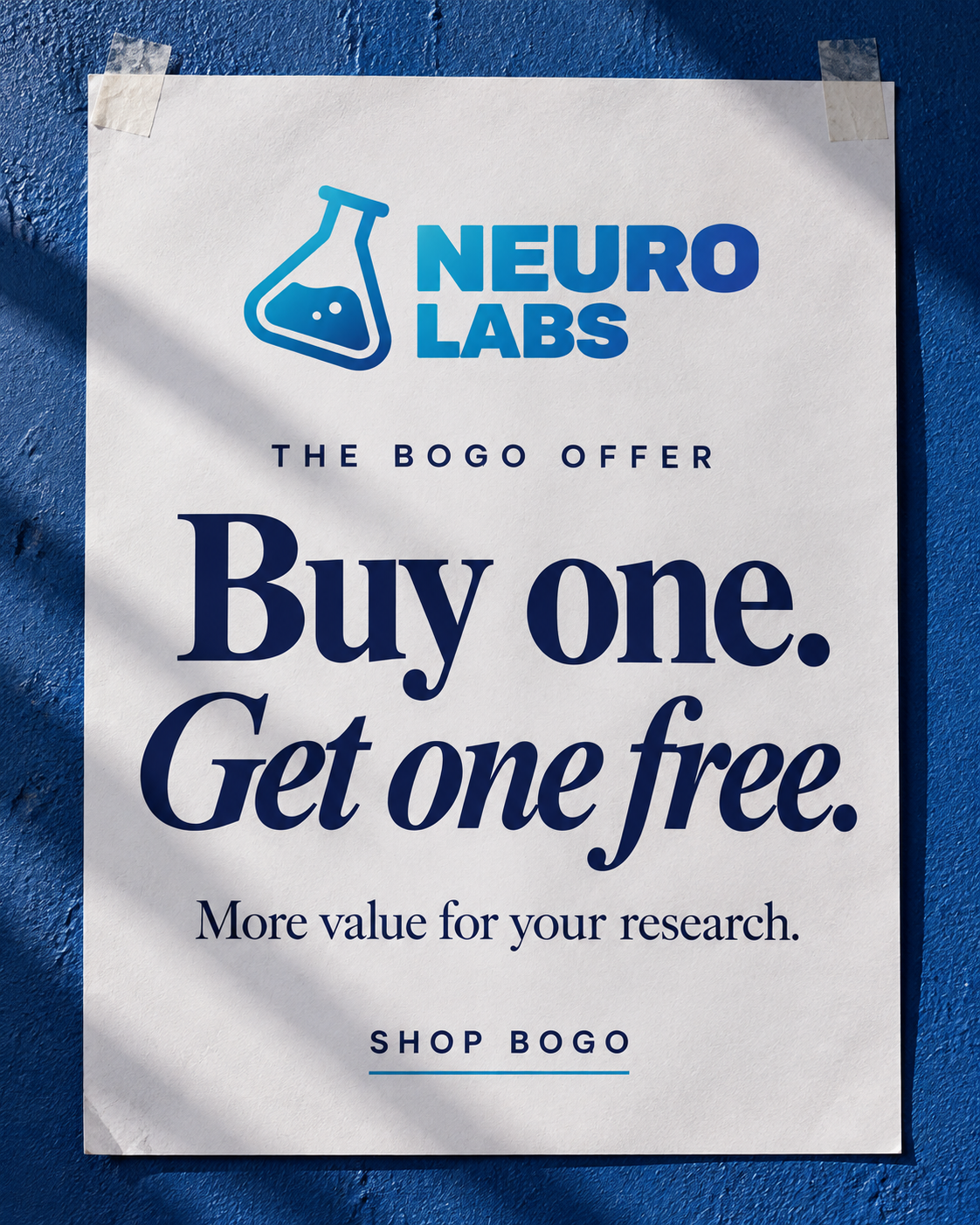 NL Facebook ad: NeuroLabs, Premium Research Peptides | ≥99% COA-Tested USA