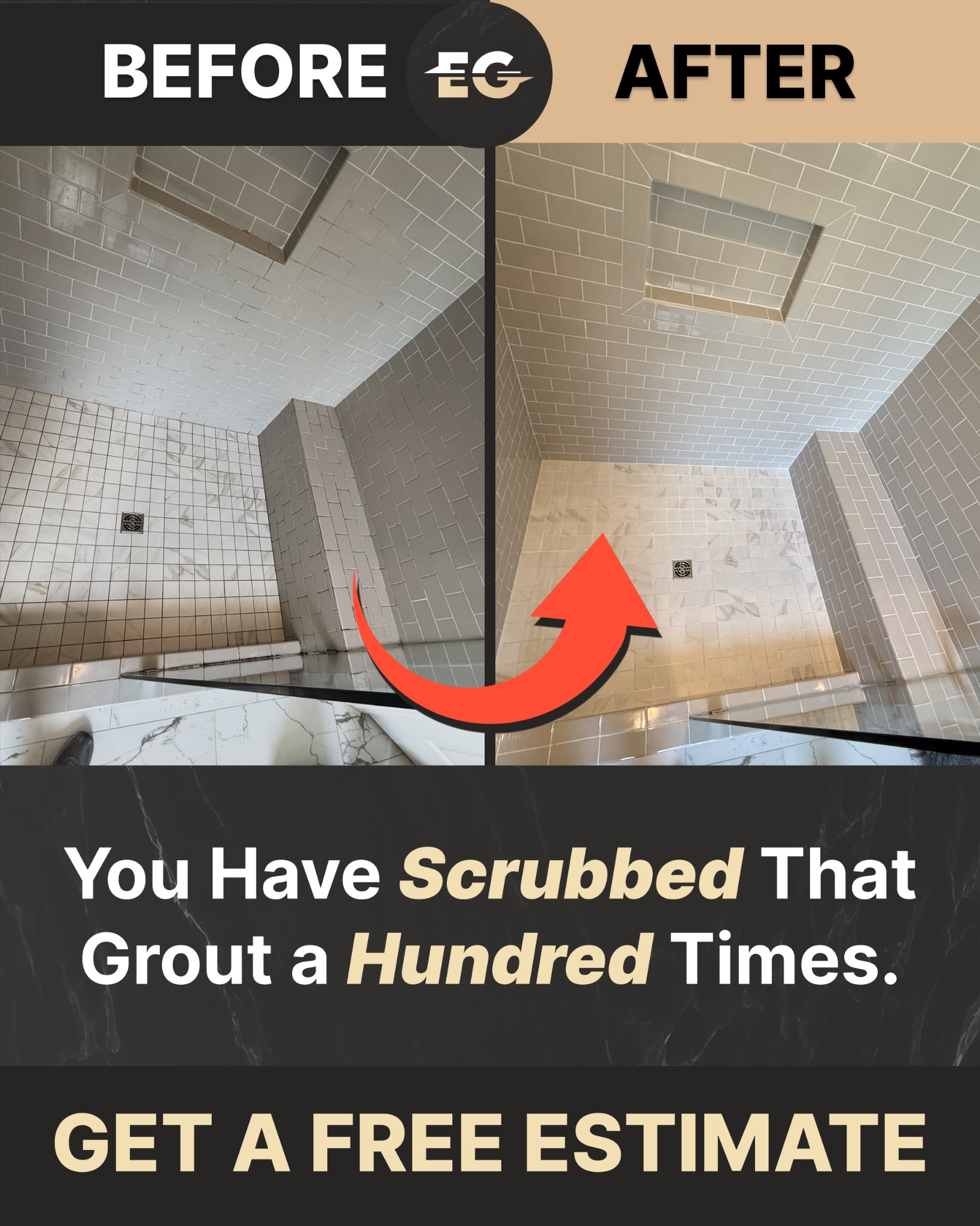 Elite Grout Louisville Facebook ad from Jul 20, 2026