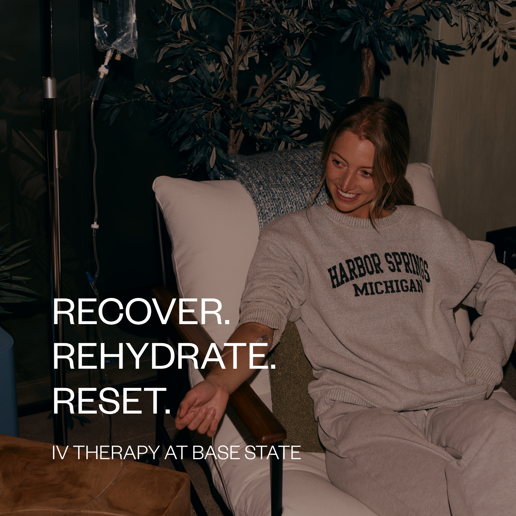 Base State Longevity Facebook ad: IV Drips are an Aspen favorite.