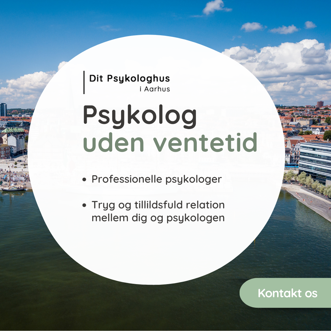 Dit Psykologhus Facebook ad: Få psykologhjælp uden ventetid.
