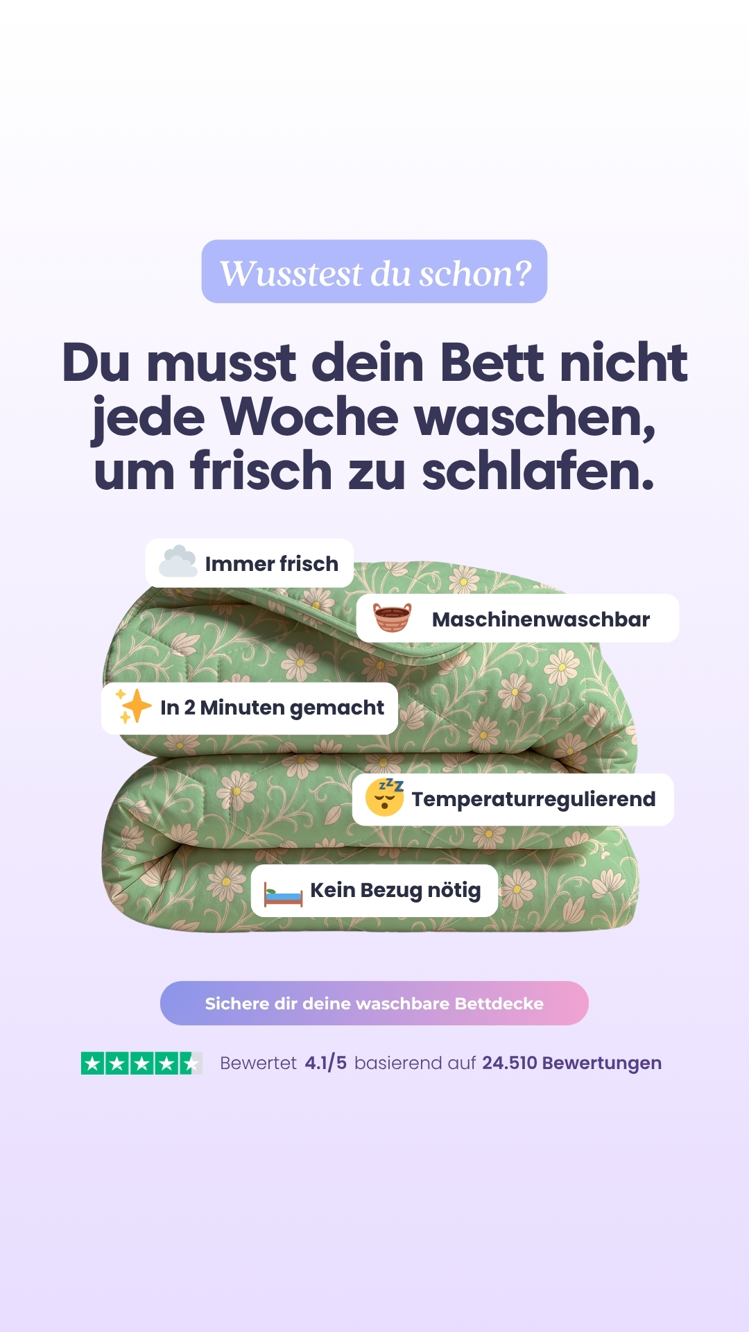 Thehappybed.de Facebook ad