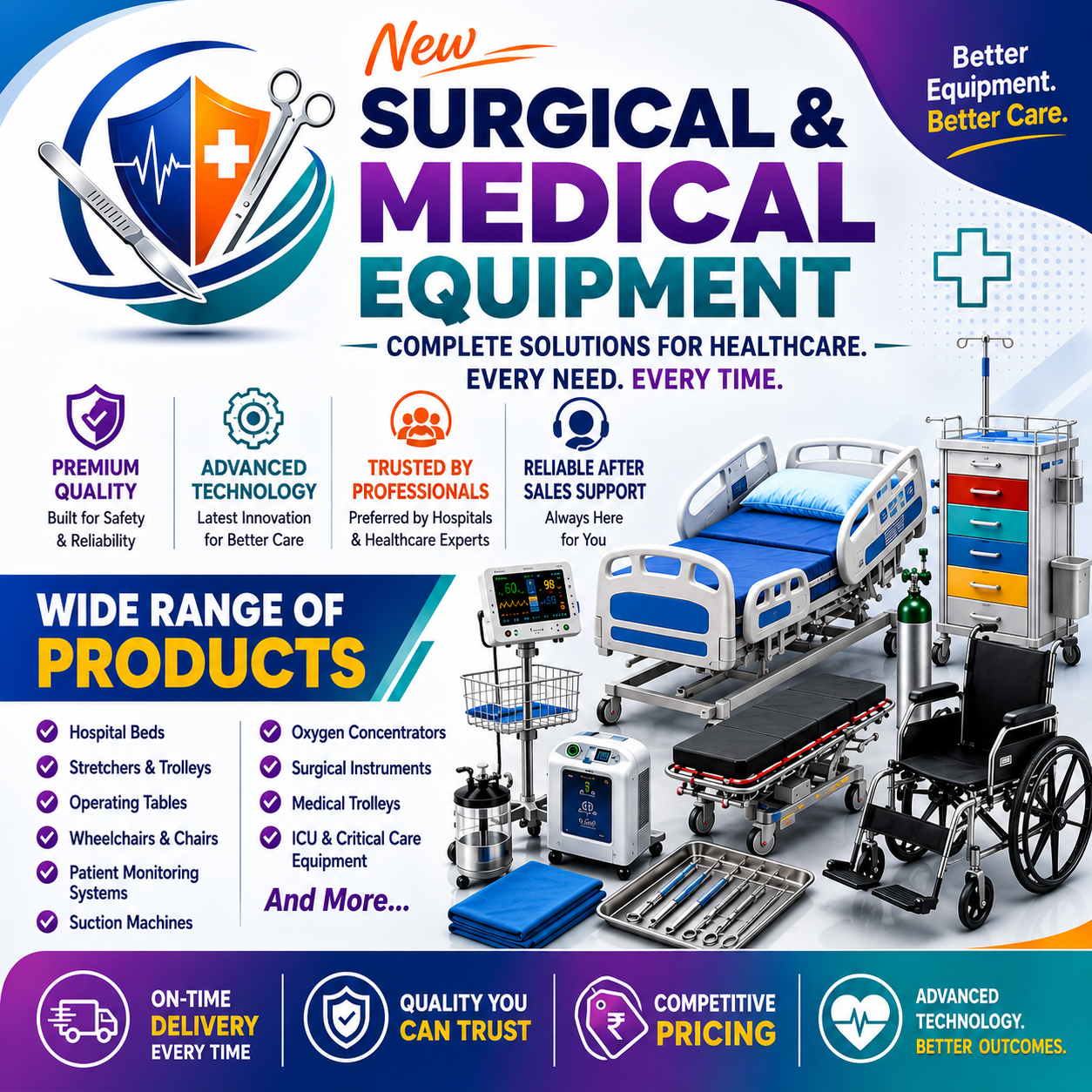 New Surgical & Medical Equipment Facebook ad: Book Medical Equipment