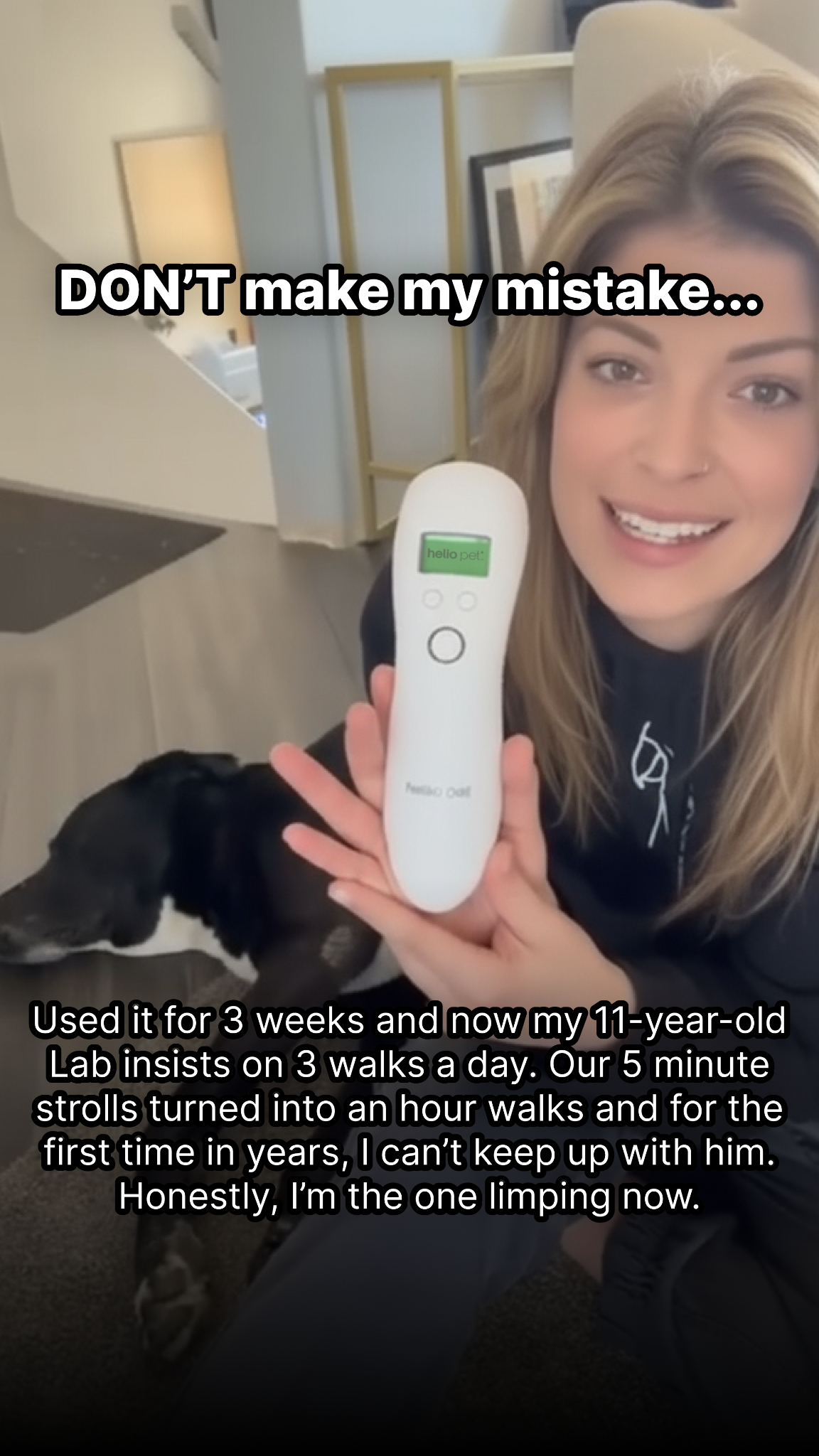 Helio Pet Facebook ad