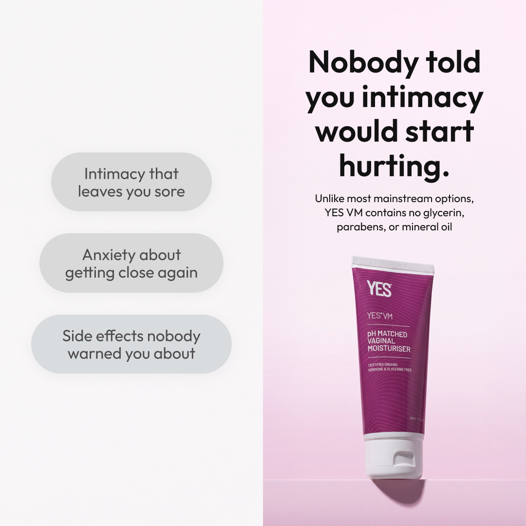 YES - The Organic Intimacy Company Facebook ad