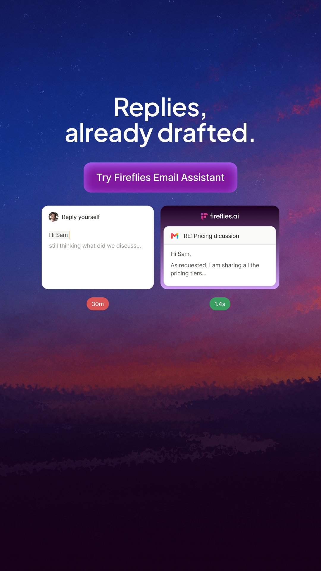 Fireflies.ai Facebook ad