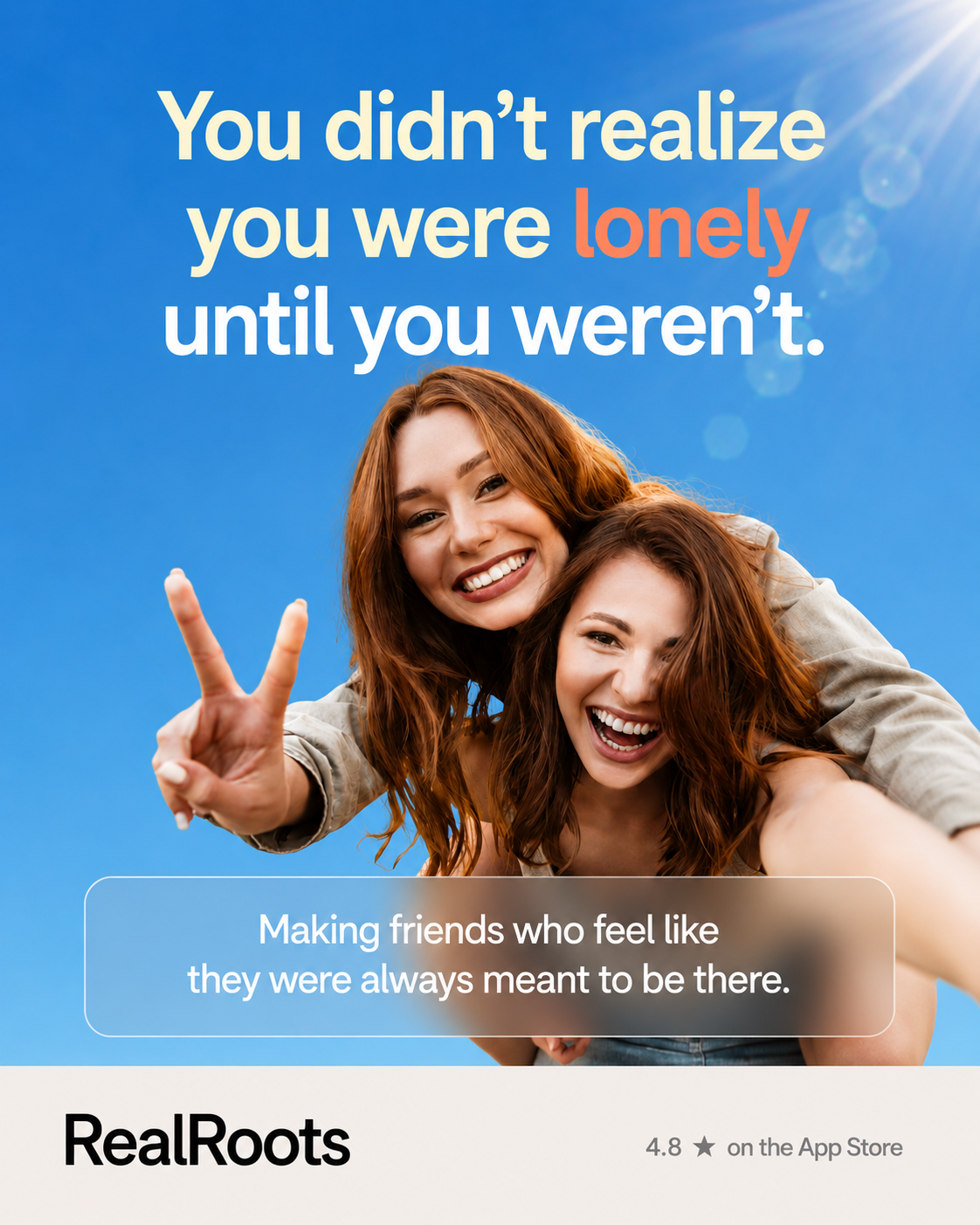 RealRoots Facebook ad