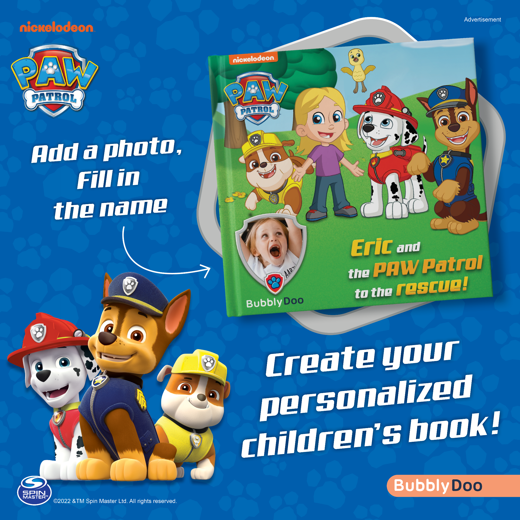 BubblyDoo Books Facebook ad