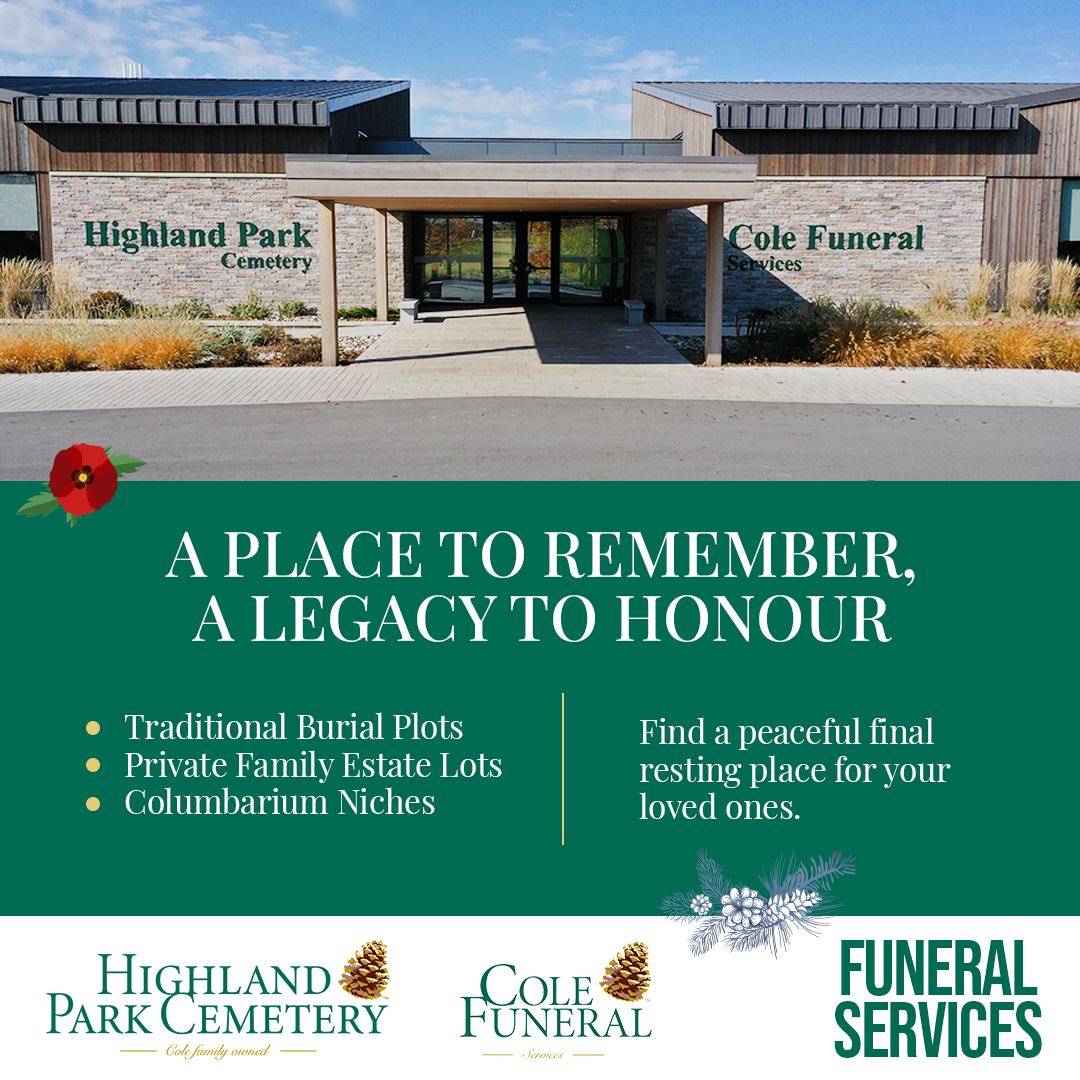 Cole Funeral Services Facebook ad: Find Peace and Comfort in a Lasting Resting Place