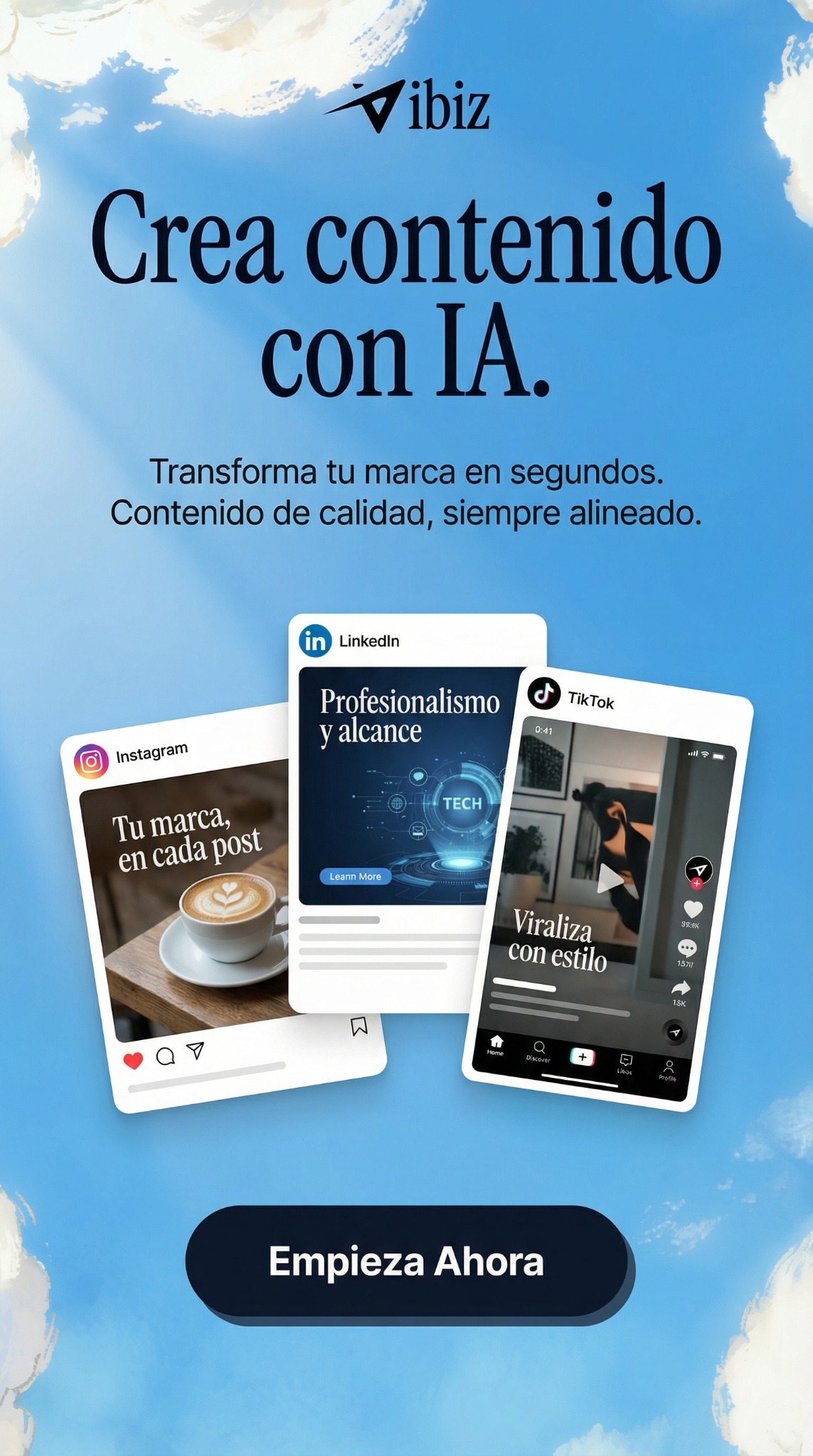 Vibiz Facebook ad