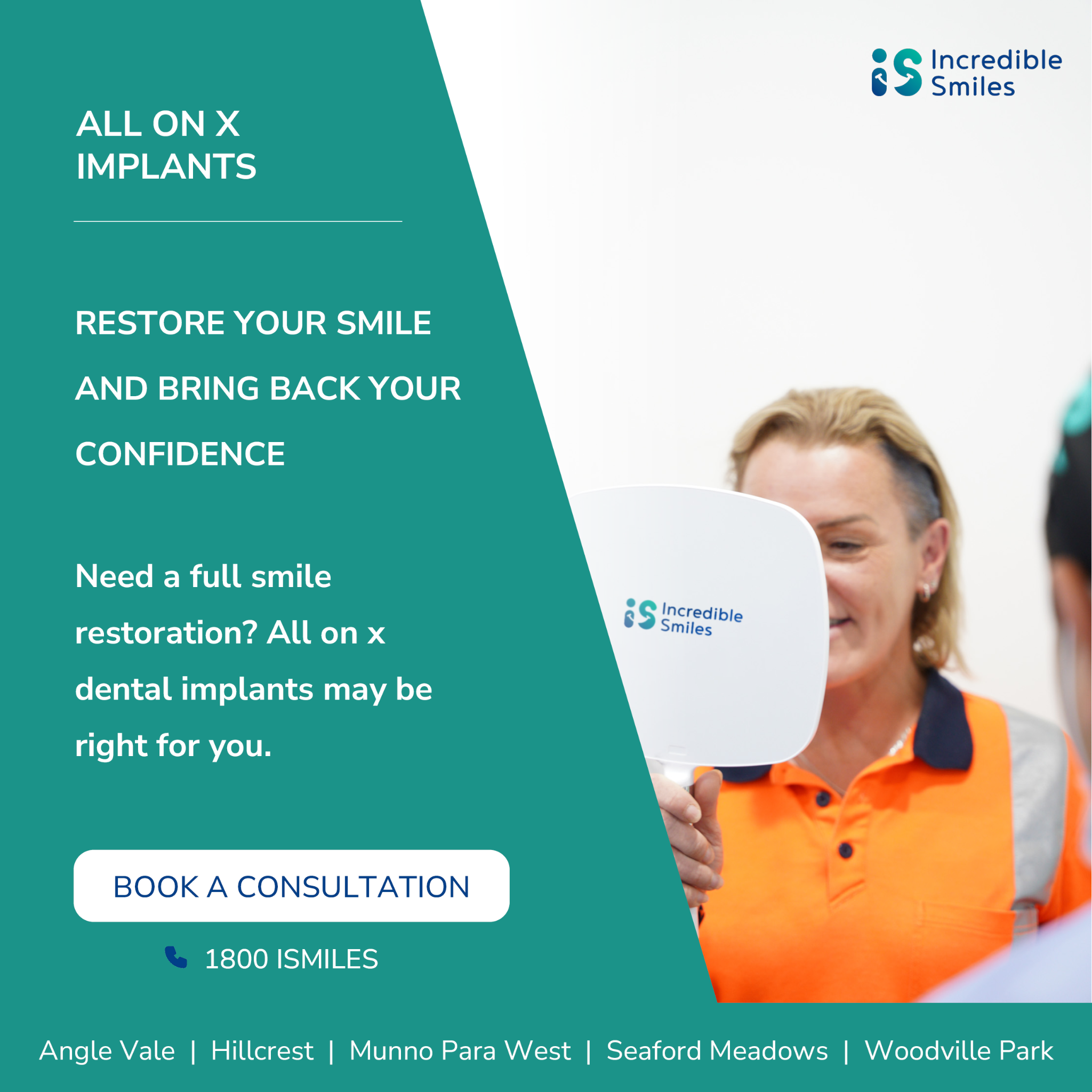 Incredible Smiles Woodville Facebook ad