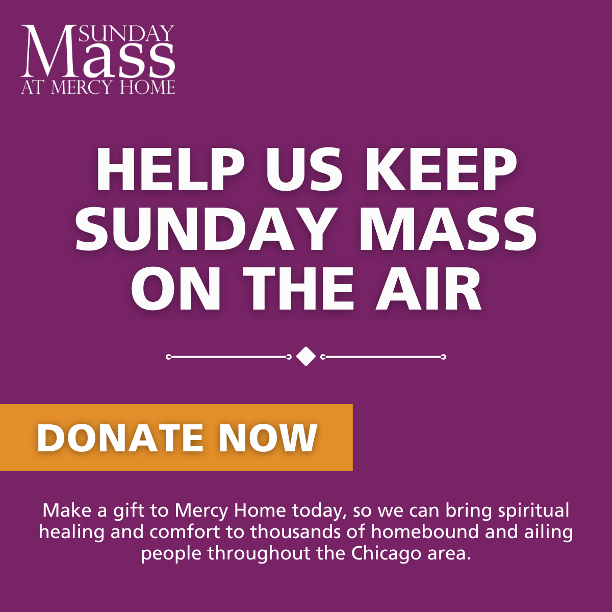 Mercy Home for Boys & Girls Facebook ad from May 1, 2026