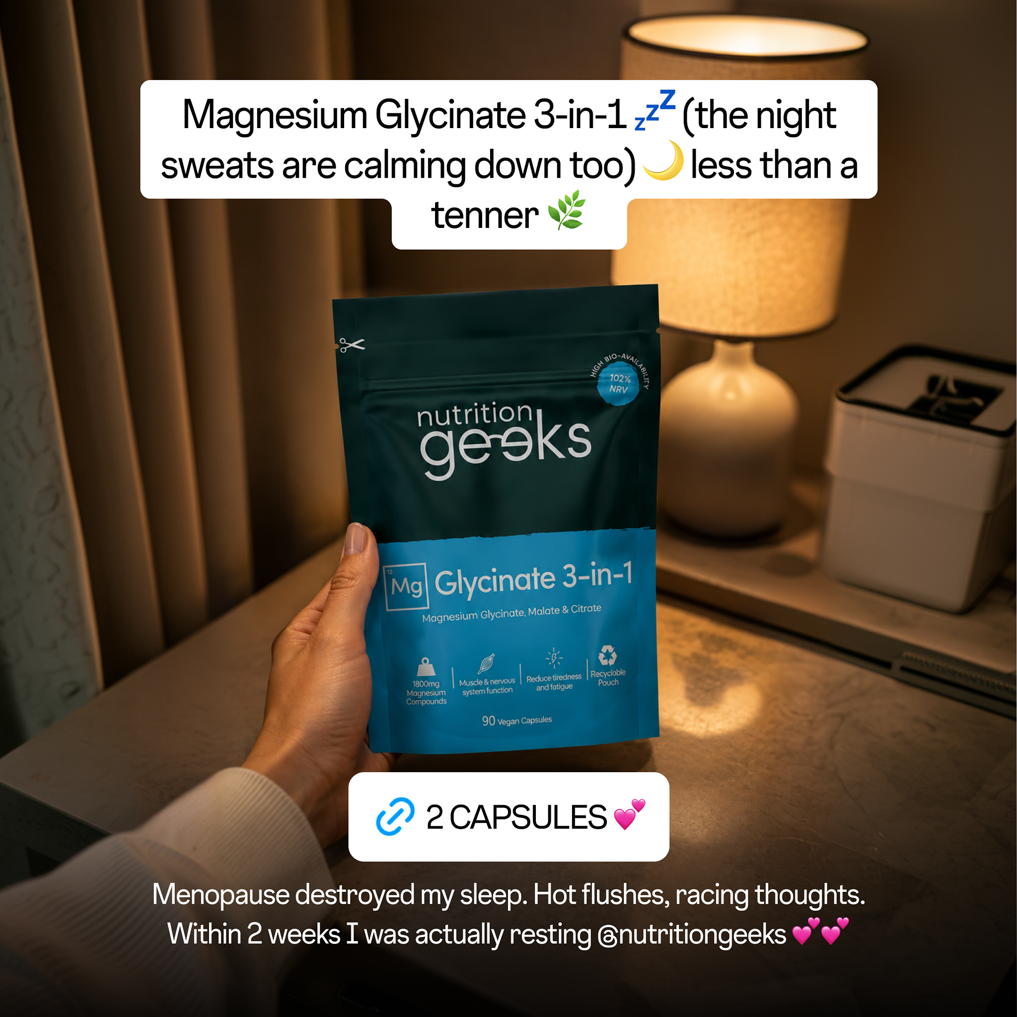 Nutrition Geeks Facebook ad