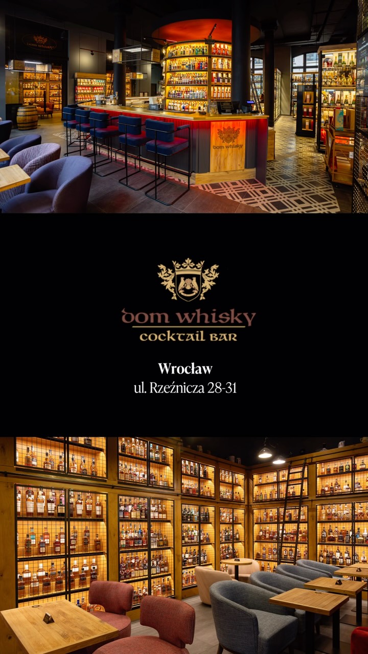 Dom Whisky Cocktail Bar Facebook ad: Cocktail bar i sklep z wyjątkową selekcją etykiet…