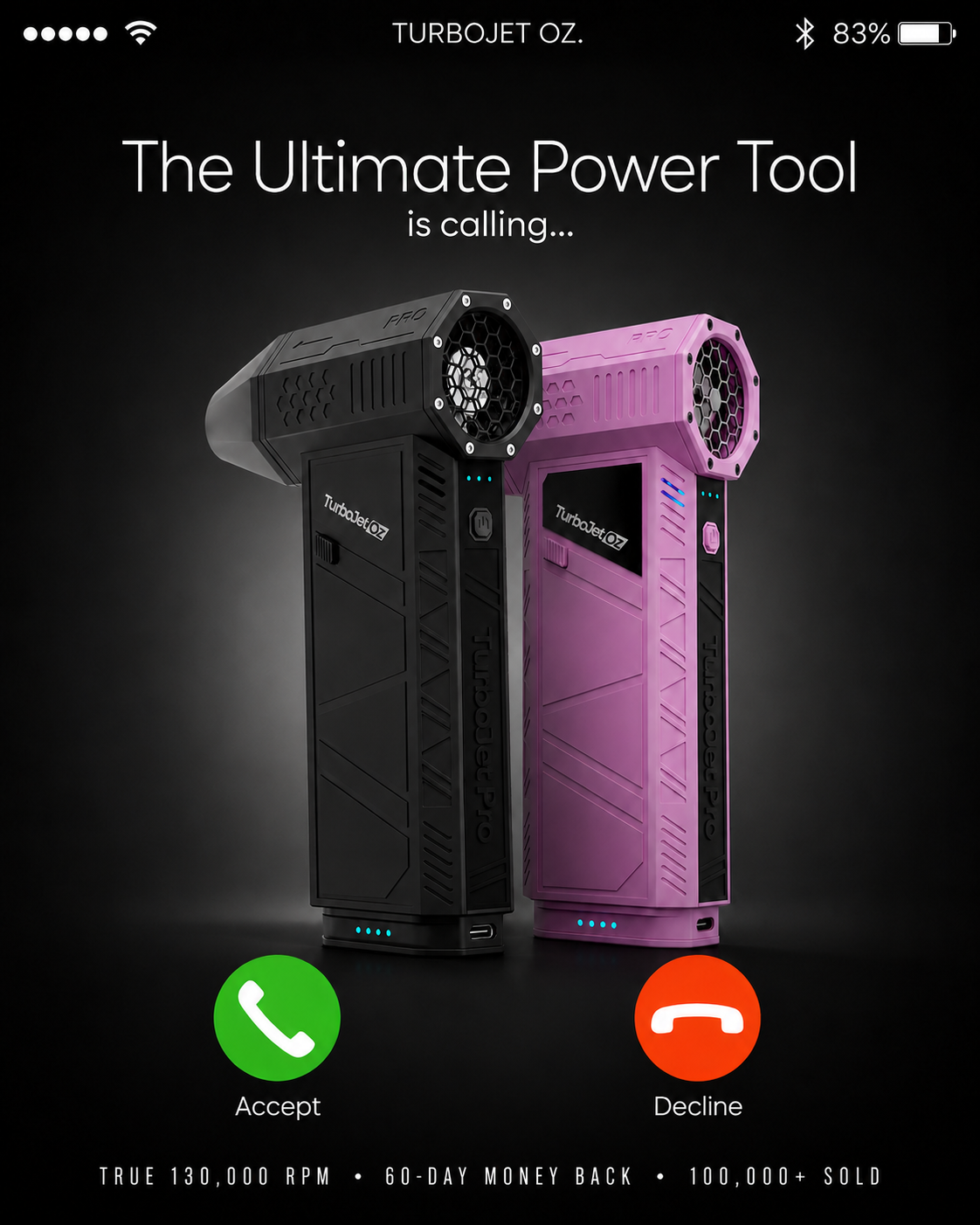 Turbojet Oz Facebook ad