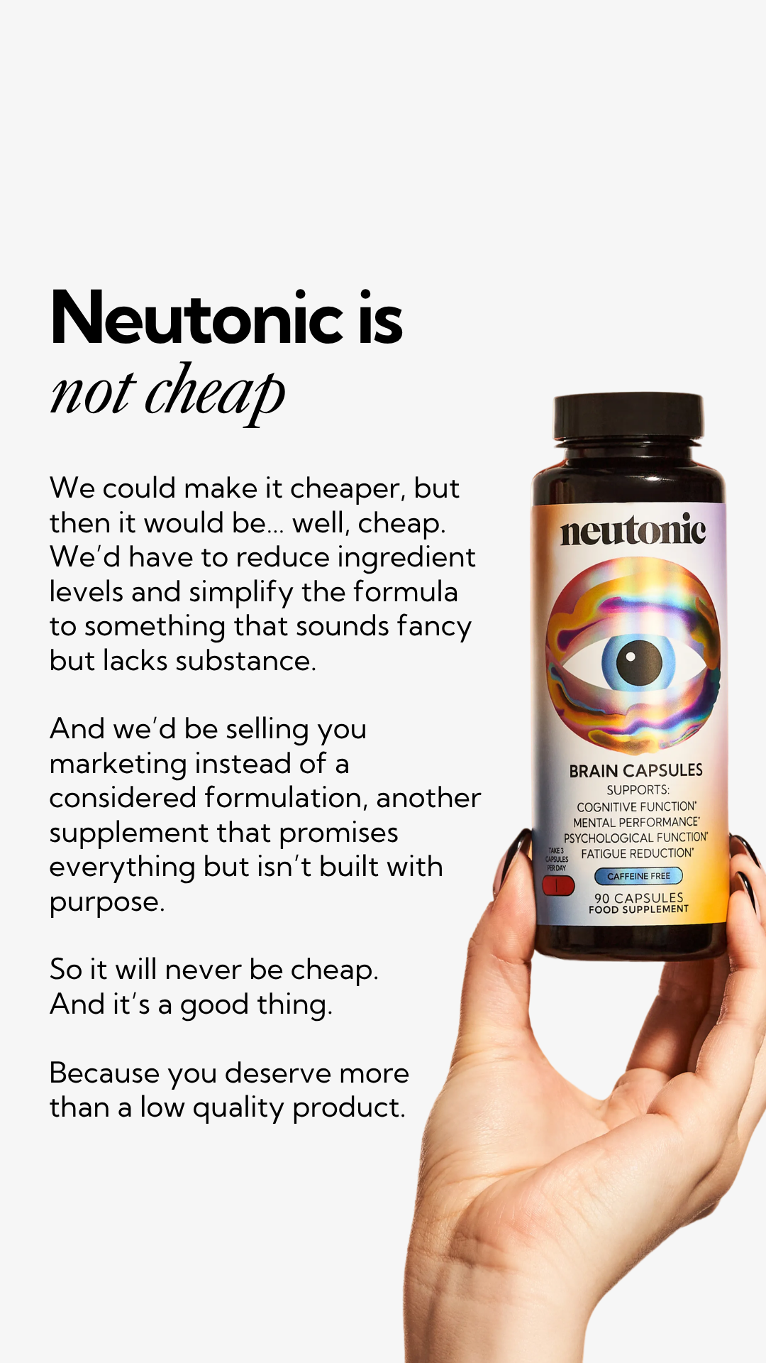 Neutonic Facebook ad