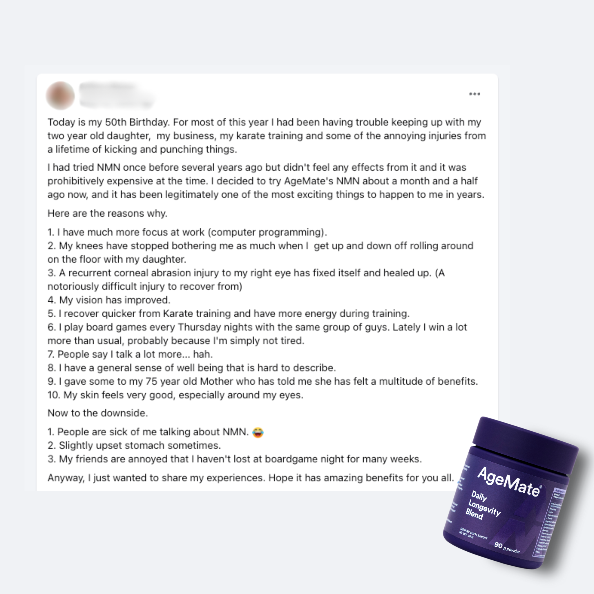 AgeMate Facebook ad