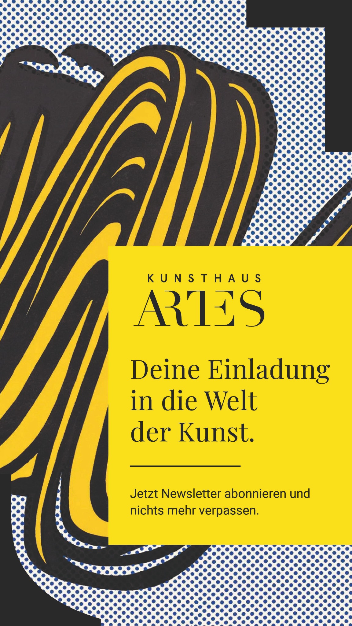 Kunsthaus ARTES Facebook ad from Jul 16, 2026