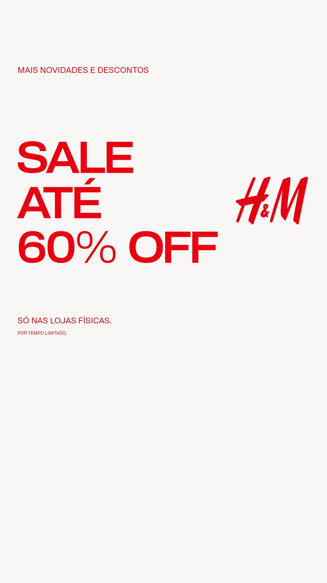 H&M Facebook ad