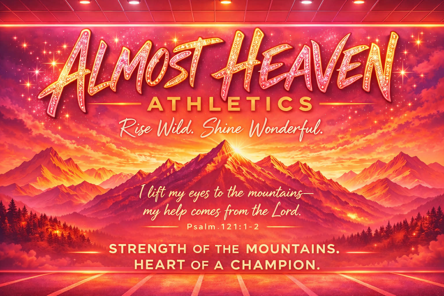 Almost Heaven Athletics Facebook ad: Coming Soon.