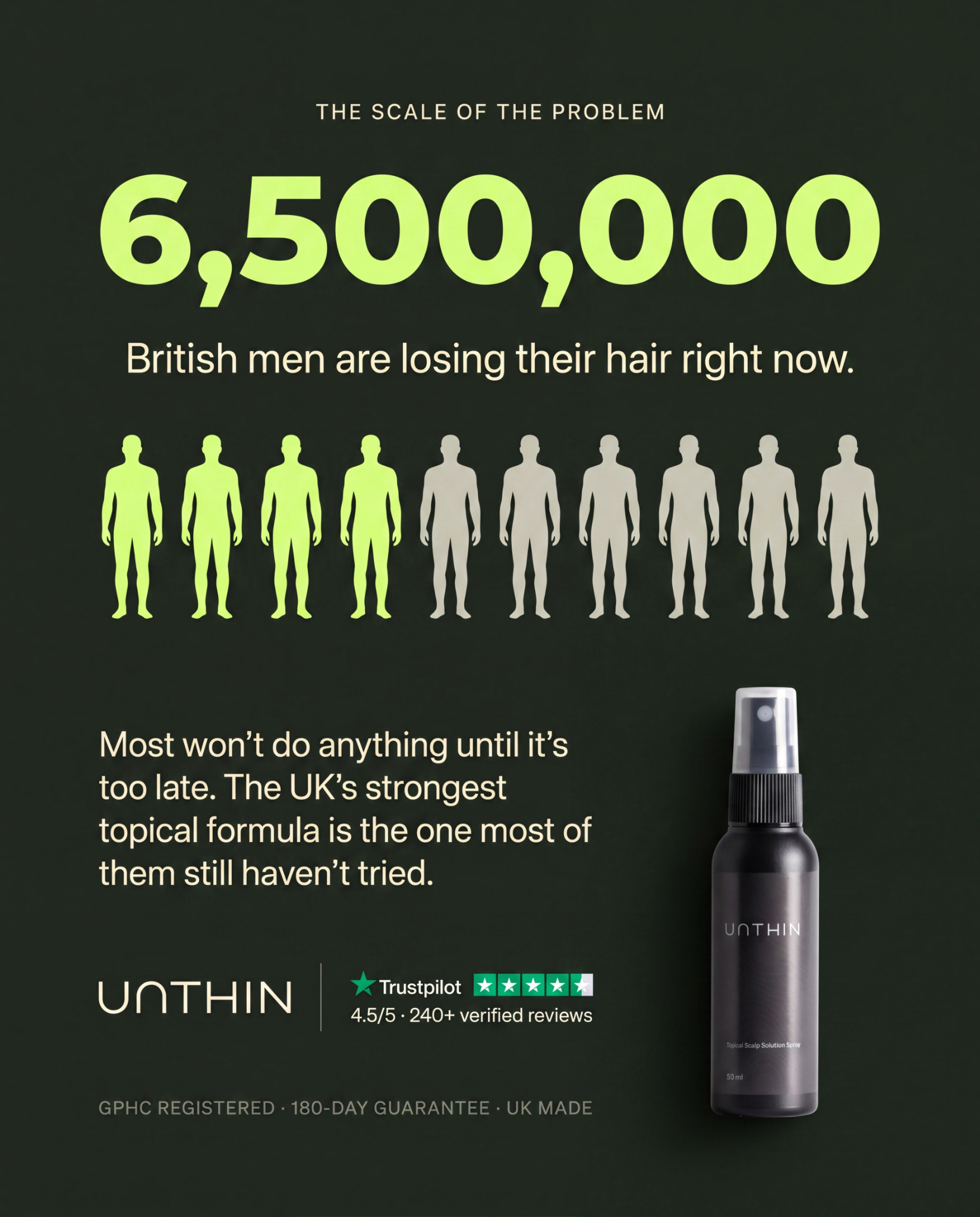 Unthinhair Facebook ad